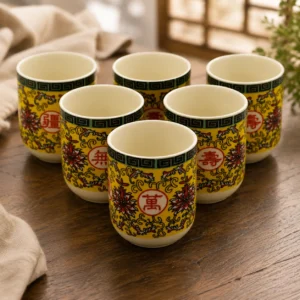 Long Life Herbal Tea Cups, Set of 6