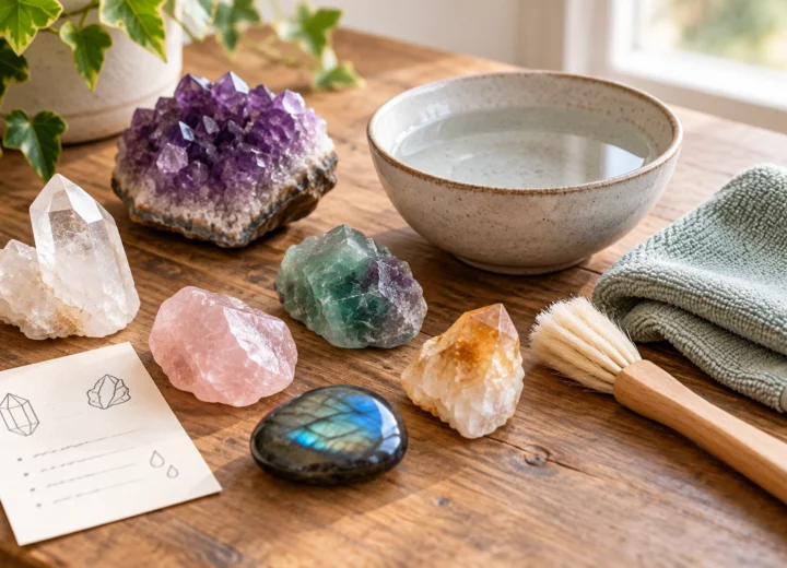 How to Clean Crystals Safely: Water, Light and Mistakes